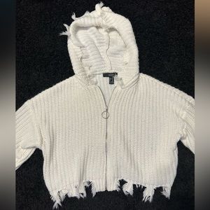 Forever 21 Zip Up Sweater Size M